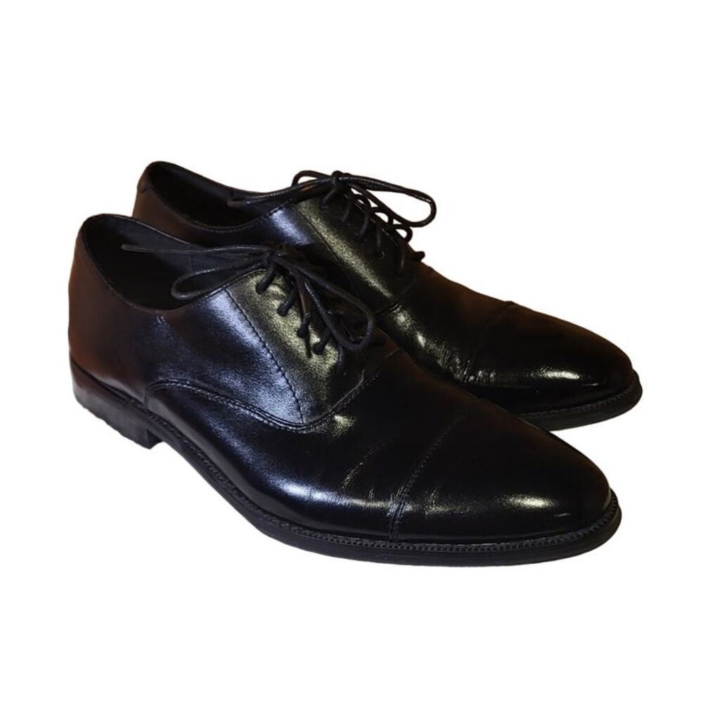 Asher Green Men's dress shoes, Black, Size 10.5